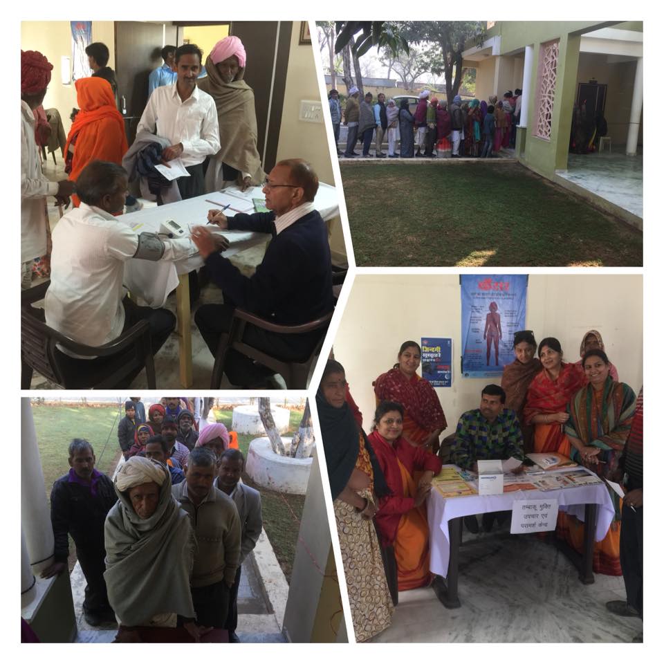 MEGA MEDICAL CAMP AT JEEVAN JYOTI (Best Old Age Home In Jaipur) 25 Jan 2018